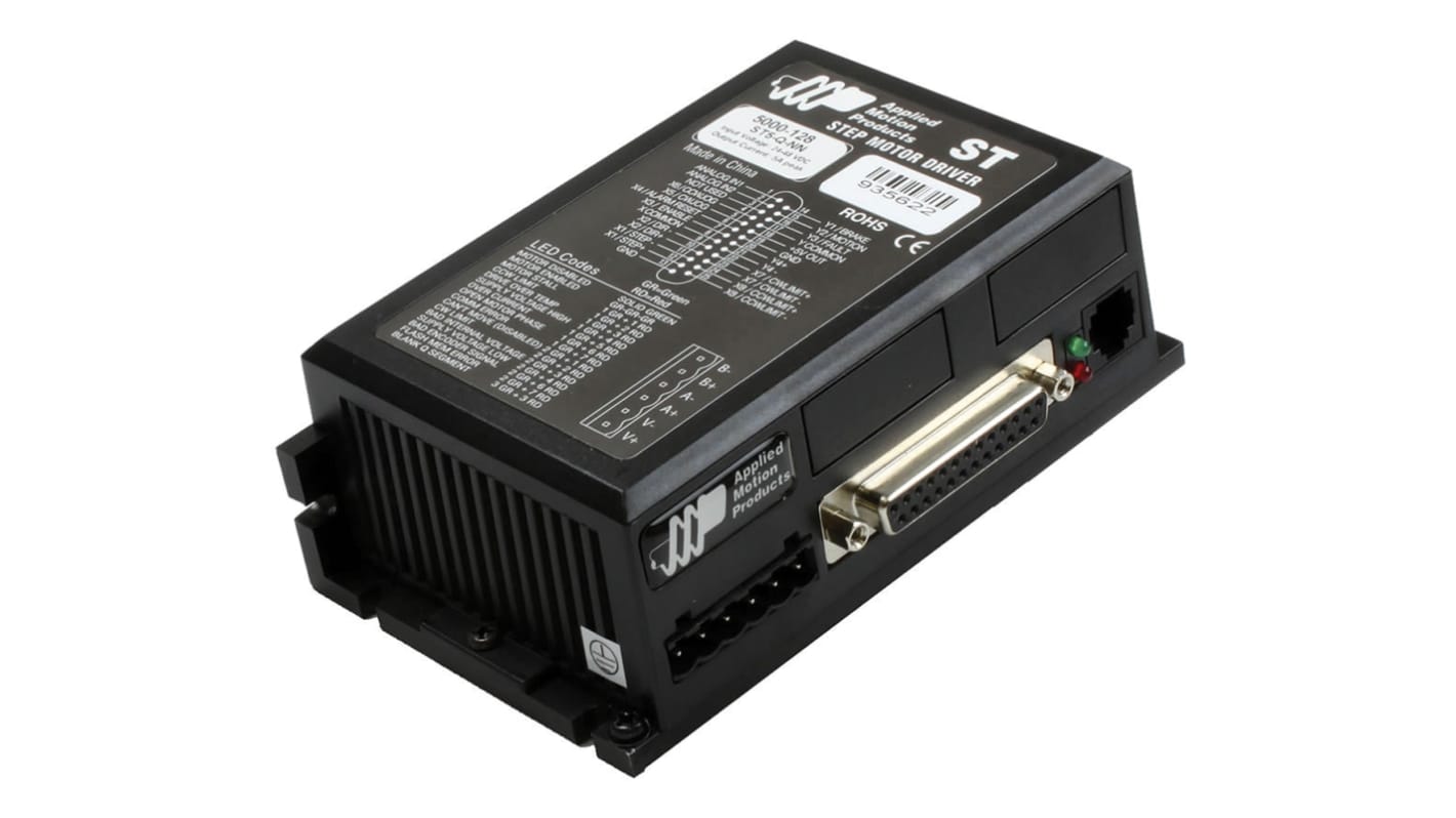Applied Motion Systems Stepper Motor Controller, 0.1 → 5 A, 24 → 48 V dc