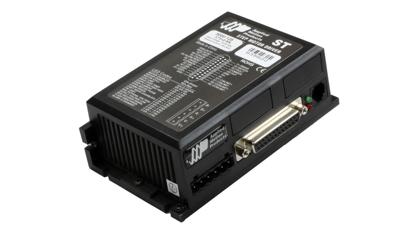 Applied Motion Systems Stepper Motor Controller, 0.1 → 10 A, 24 → 80 V dc