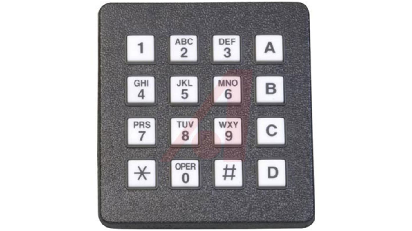 Grayhill 16 Key ABS, Cycolac FR15 Keypad