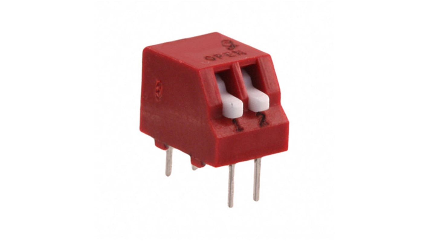 Grayhill Toggle Switch, PCB Mount, SPST, Through Hole Terminal, 30V dc
