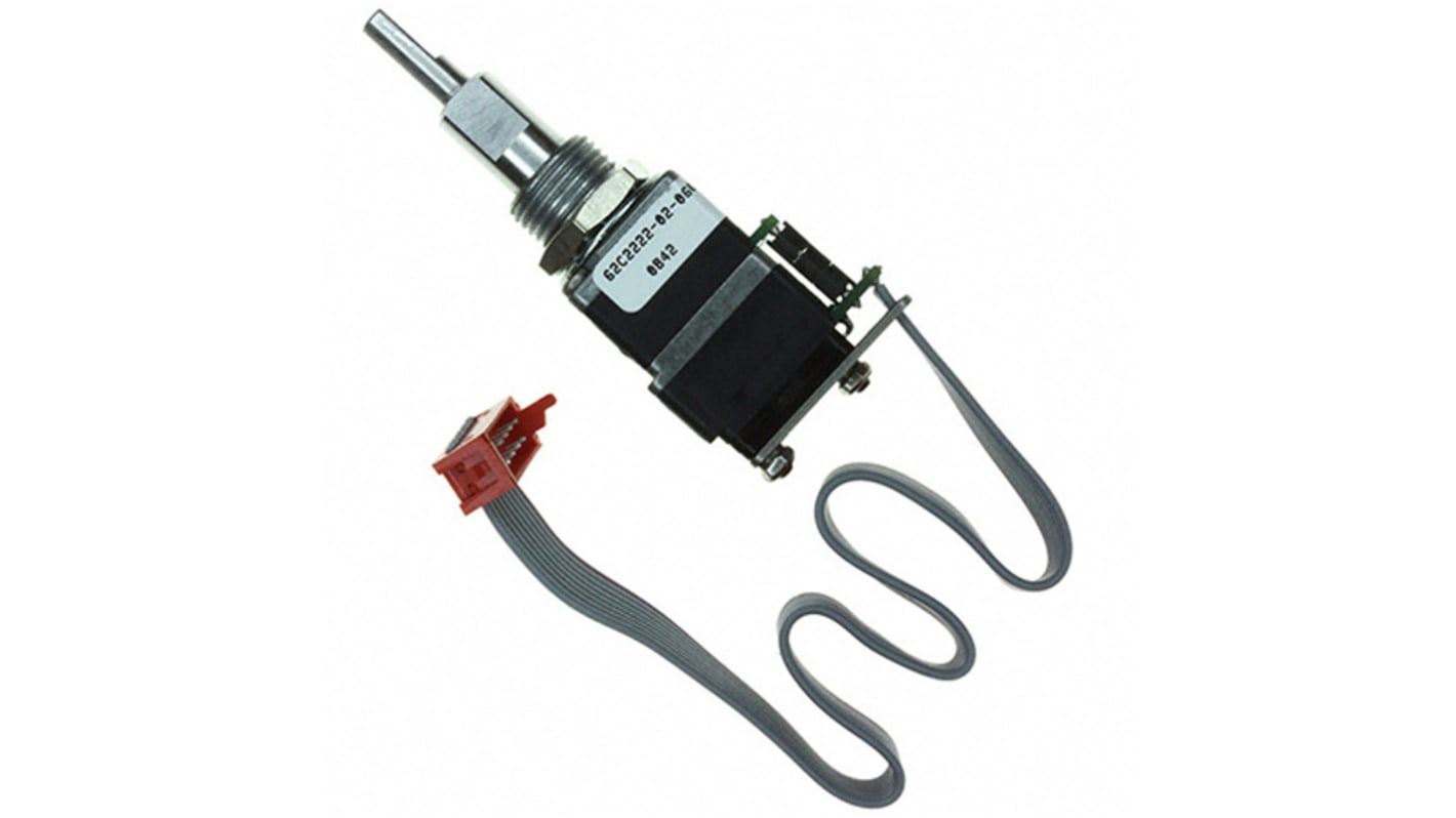Grayhill 5V dc Optical Encoder with a 6.35 mm Flat Shaft, Panel Mount, Connector