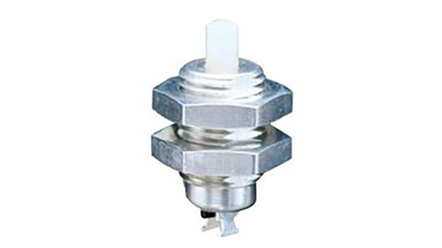 Grayhill Push Button Switch, Momentary, Panel Mount, SPST, 220V ac