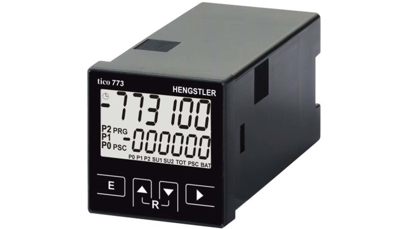 Hengstler TICO 773 Batch Counter, Shift Counter, Tachometer, Timer Counter, 6 Digit, 60kHz, 100 → 240 V ac