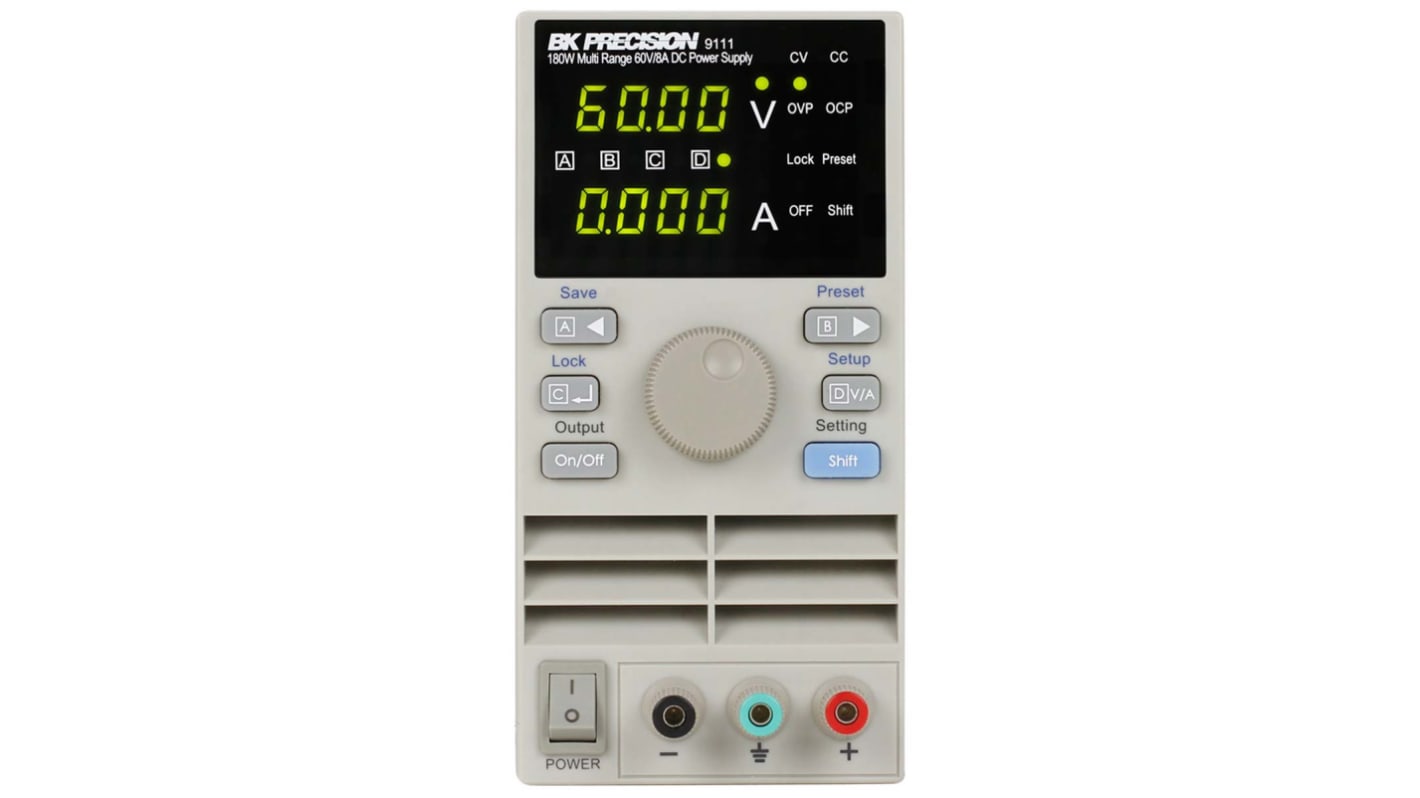 Zasilacz laboratoryjny 0 → 60V 8A BK Precision 180W Zasilacz wielozakresowy DC
