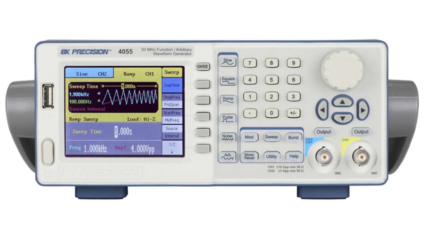 BK Precision 4052 Arbitrary Waveform Generator, 5MHz Max, 1 μHz Min