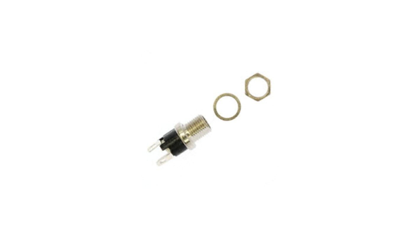 Conector DC macho, Switchcraft L7, Ø int. 2.5mm, Ø ext. 5.5mm, Montaje en Panel, 30 V dc, 5.0A