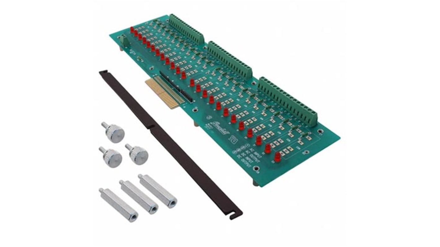 Grayhill Edge Connector, Rack Mount, 48-Contacts, 1-Row, Screw Termination