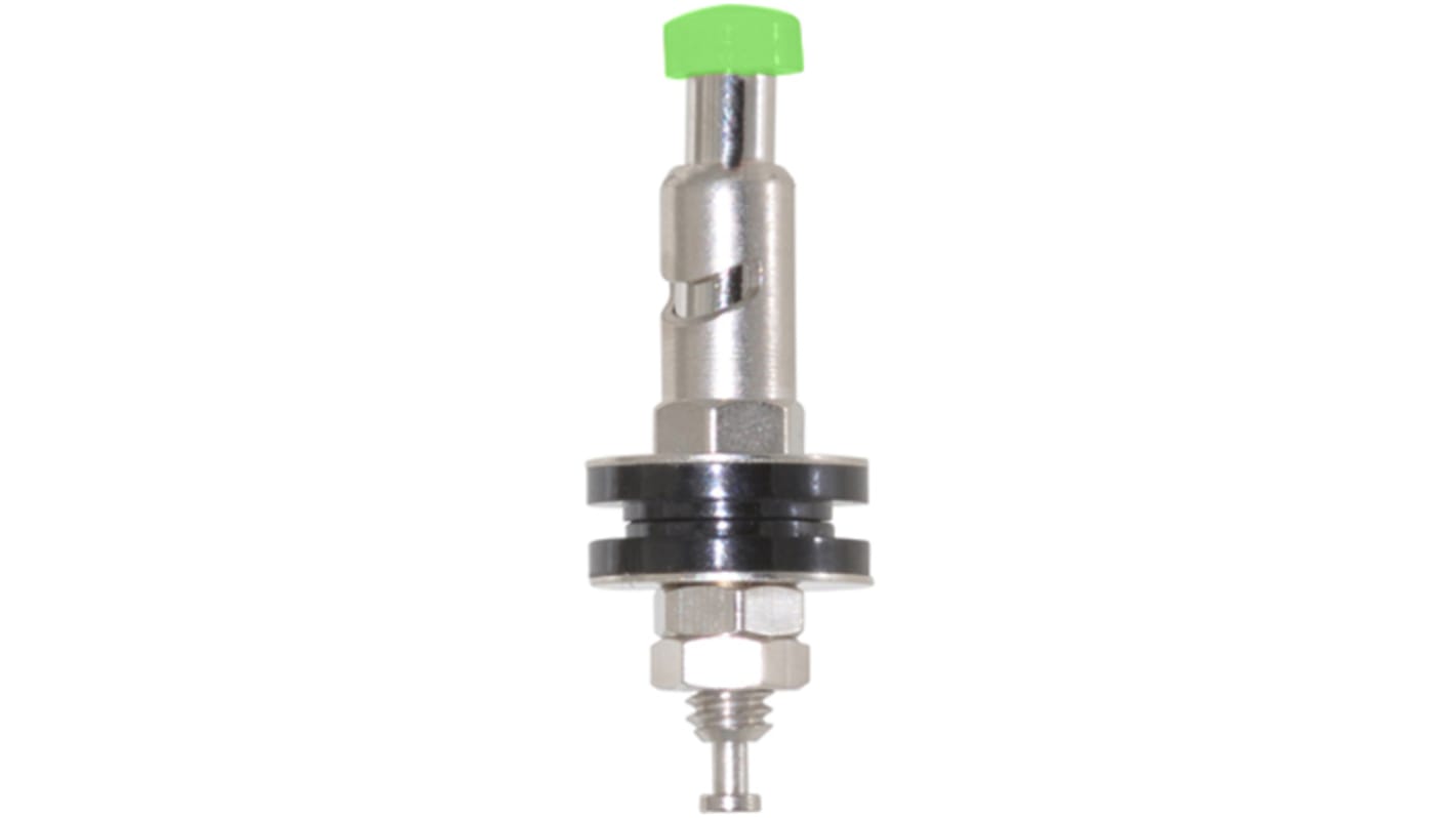 Grayhill 20A, Green Binding Post With Brass Contacts and Nickel Plated