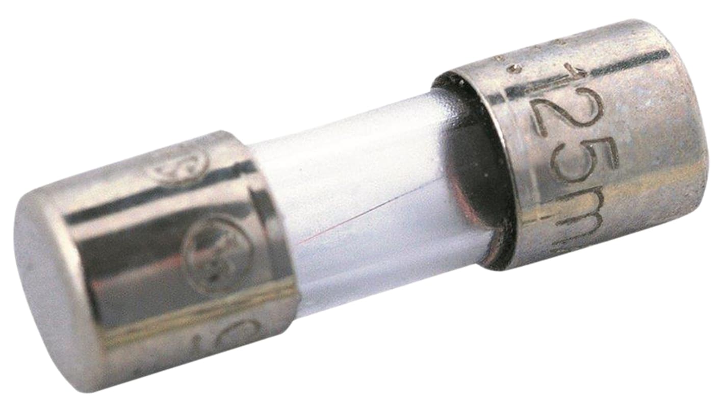 Littelfuse 2A F Glass Cartridge Fuse, 5 x 15mm