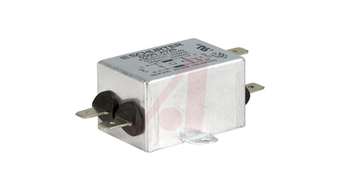 Schurter 2A Screw Mount IEC Filter 5500.2078