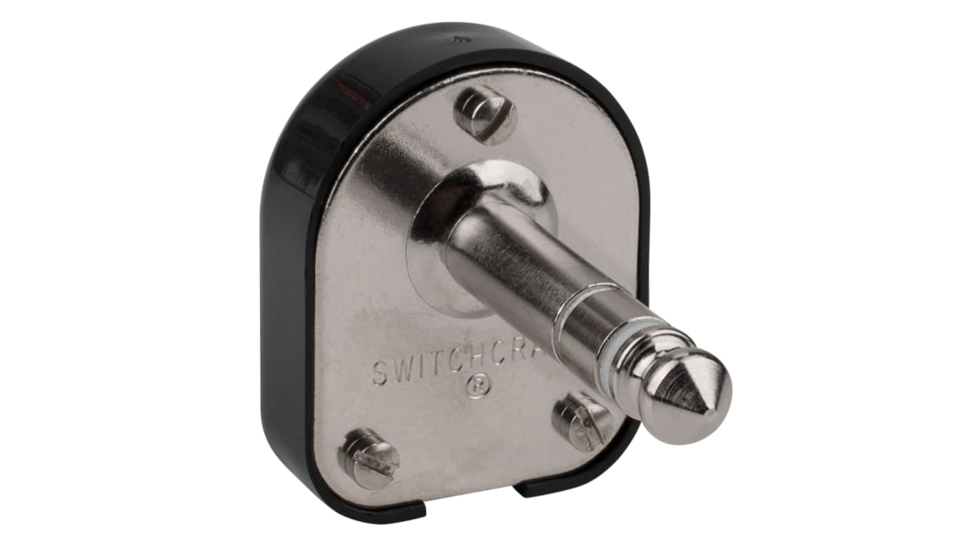 Switchcraft Jack Connector 6.35 mm Cable Mount Mono Plug, 2Pole