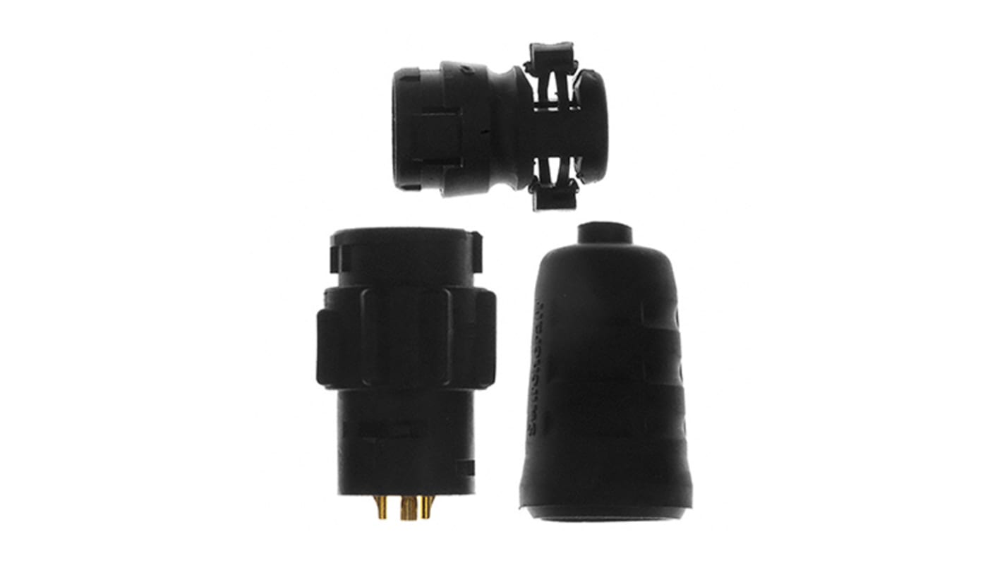Switchcraft Connector, 3 Contacts, Cable Mount, Plug, Female, IP16, IP18, IP66, IP68, EN3 Series