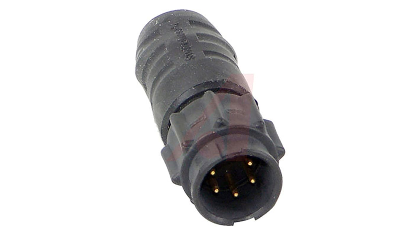 Switchcraft Connector, 5 Contacts, Cable Mount, Socket, Male, IP16, IP18, IP66, IP68, EN3 Series