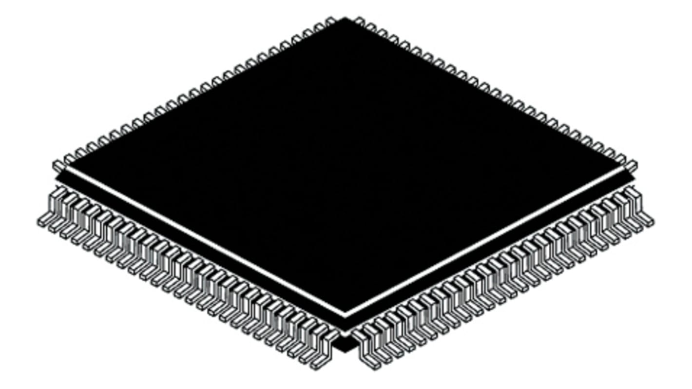 Microcontrôleur, 32bit, 16 Ko (CCM), 64 Ko (SRAM) RAM, 512 Ko, 72MHz, LQFP 100, série STM32F3