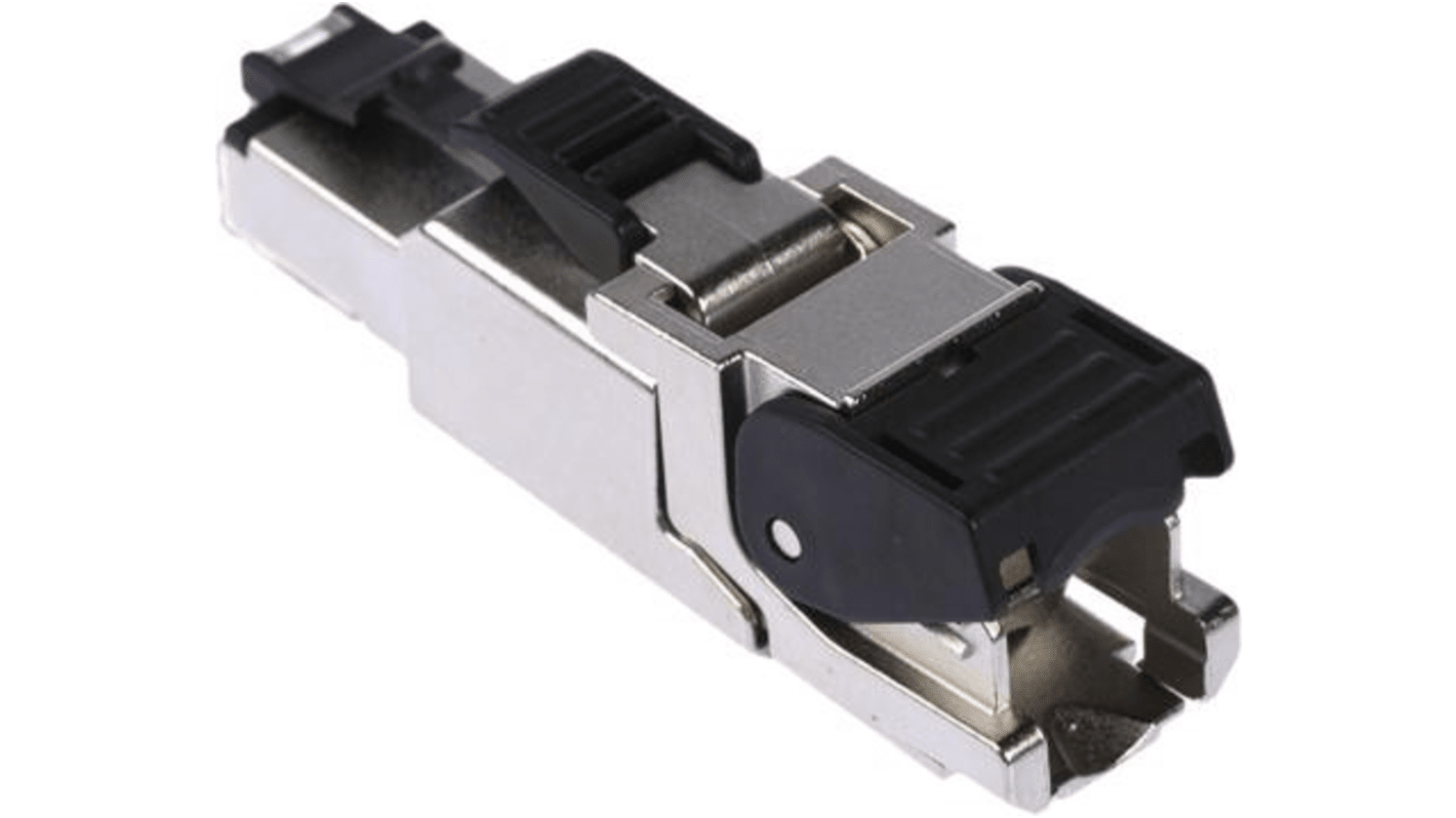 Telegartner MFP8 Series Male RJ45 Connector, Cable Mount, Cat6a Straight 8P8C -Way