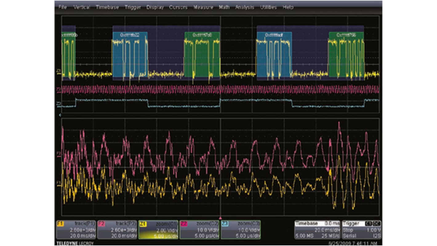 Teledyne LeCroy Audio Bus Trigger & Decode Oscilloscope Software for Use with HDO4000 Series