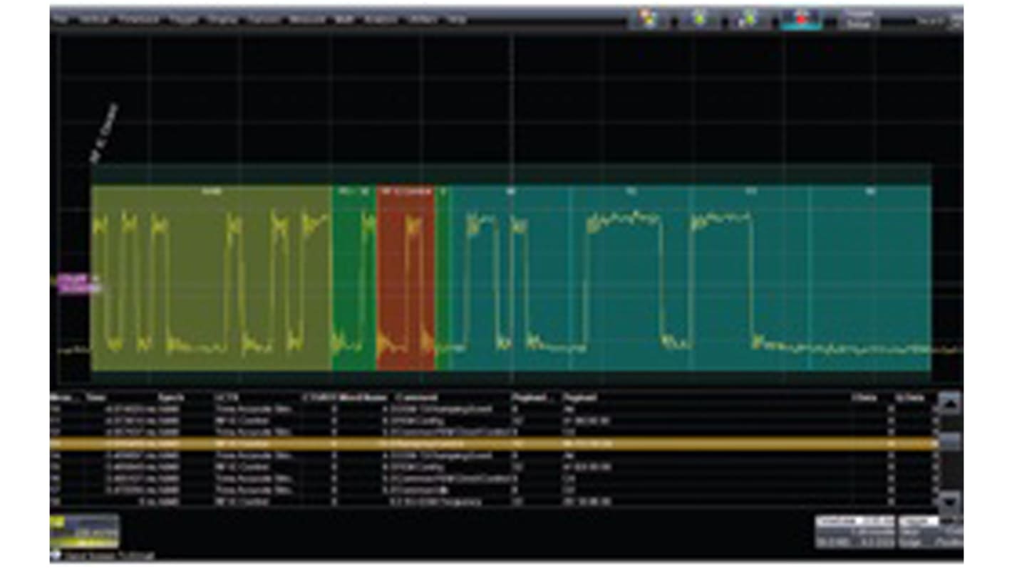 Teledyne LeCroy オシロスコープ用ソフトウェア, Dig RF v4デコードソフトウェア, HDO4000シリーズ用, Dig RF v4 Decode, HDO4K-DIGRFV4BUS D