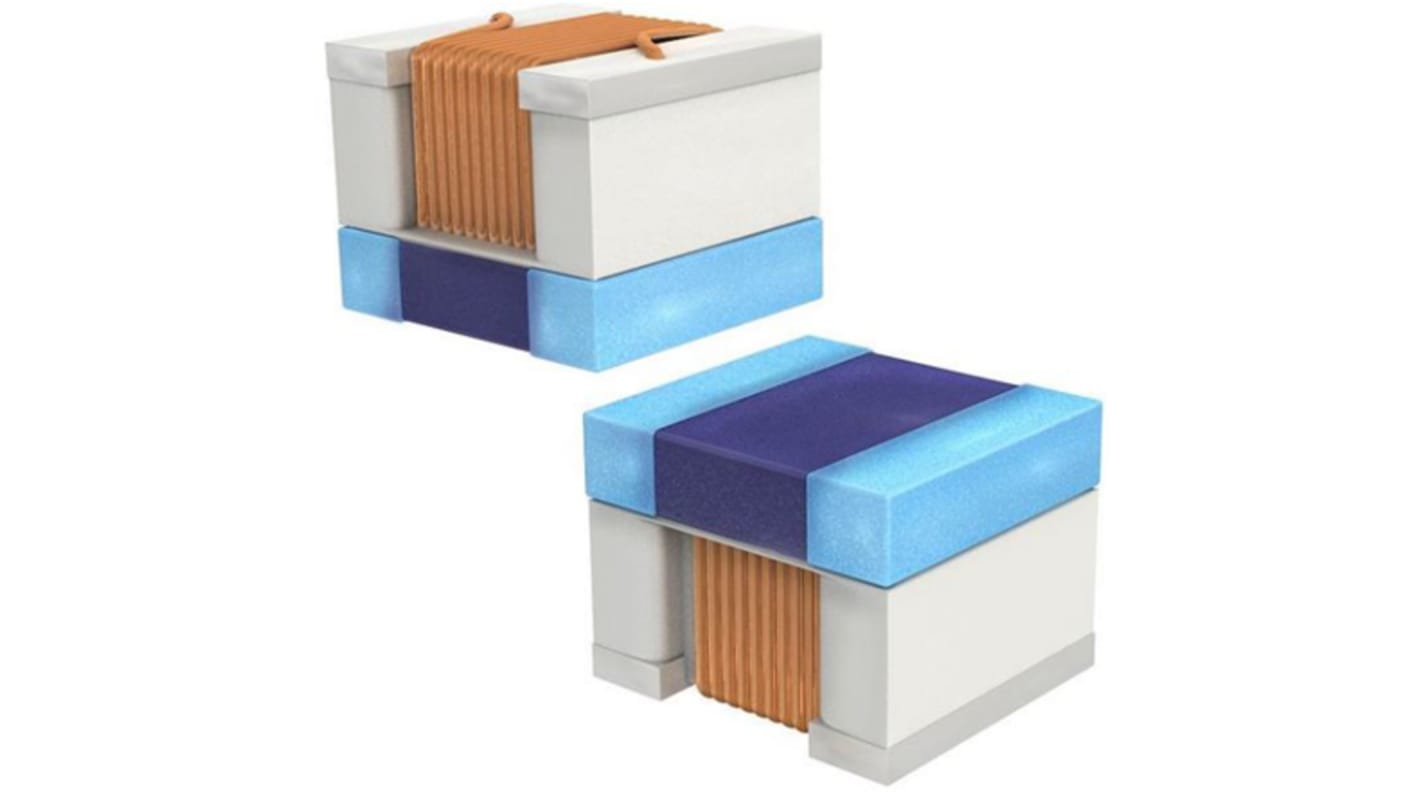Murata, LQW2BAN_00, 2015 Unshielded Wire-wound SMD Inductor with a Non-Magnetic Core Core, 110 nH ±5% Wire-Wound 970mA