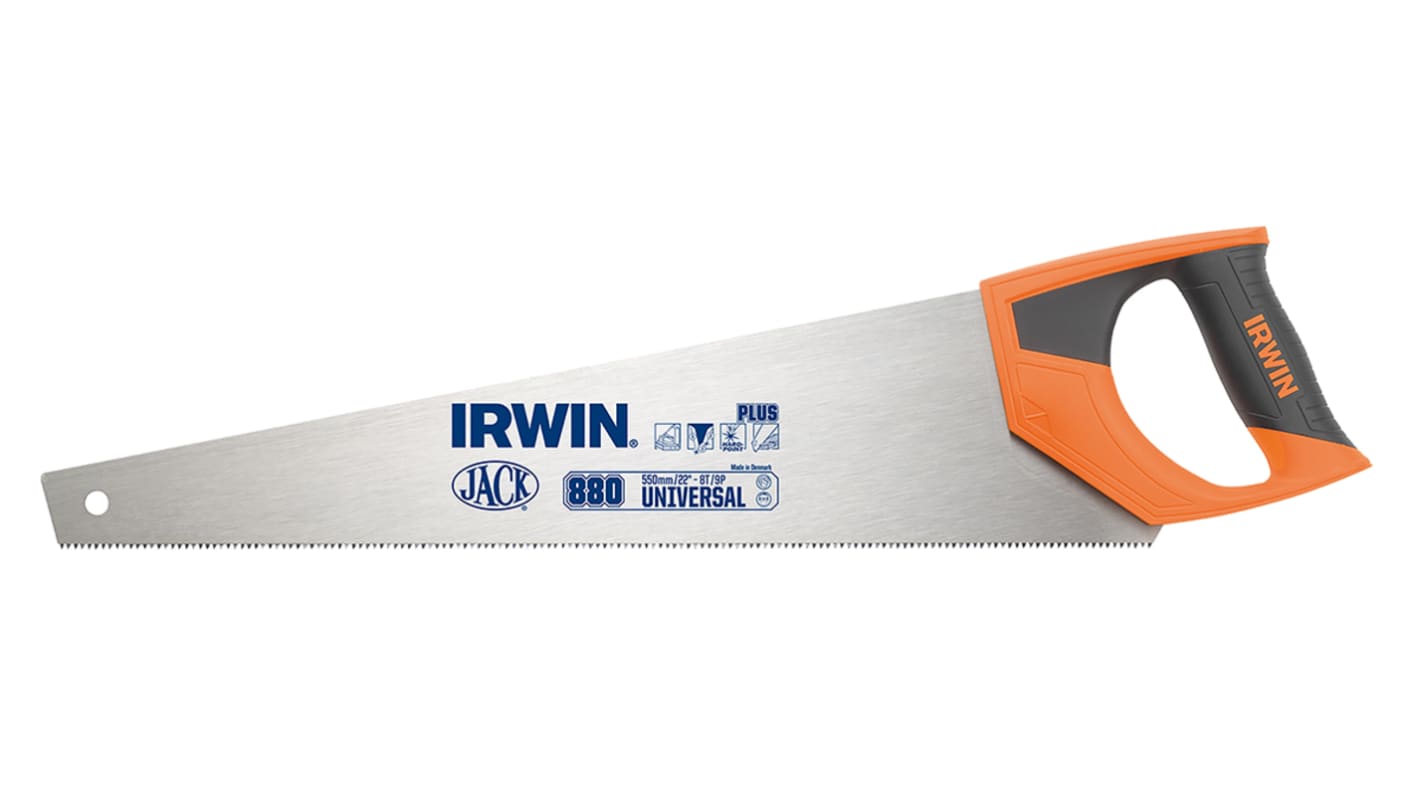 Irwin Fuchsschwanz 550 mm Klinge aus Stahl, 8 Zähne/Zoll