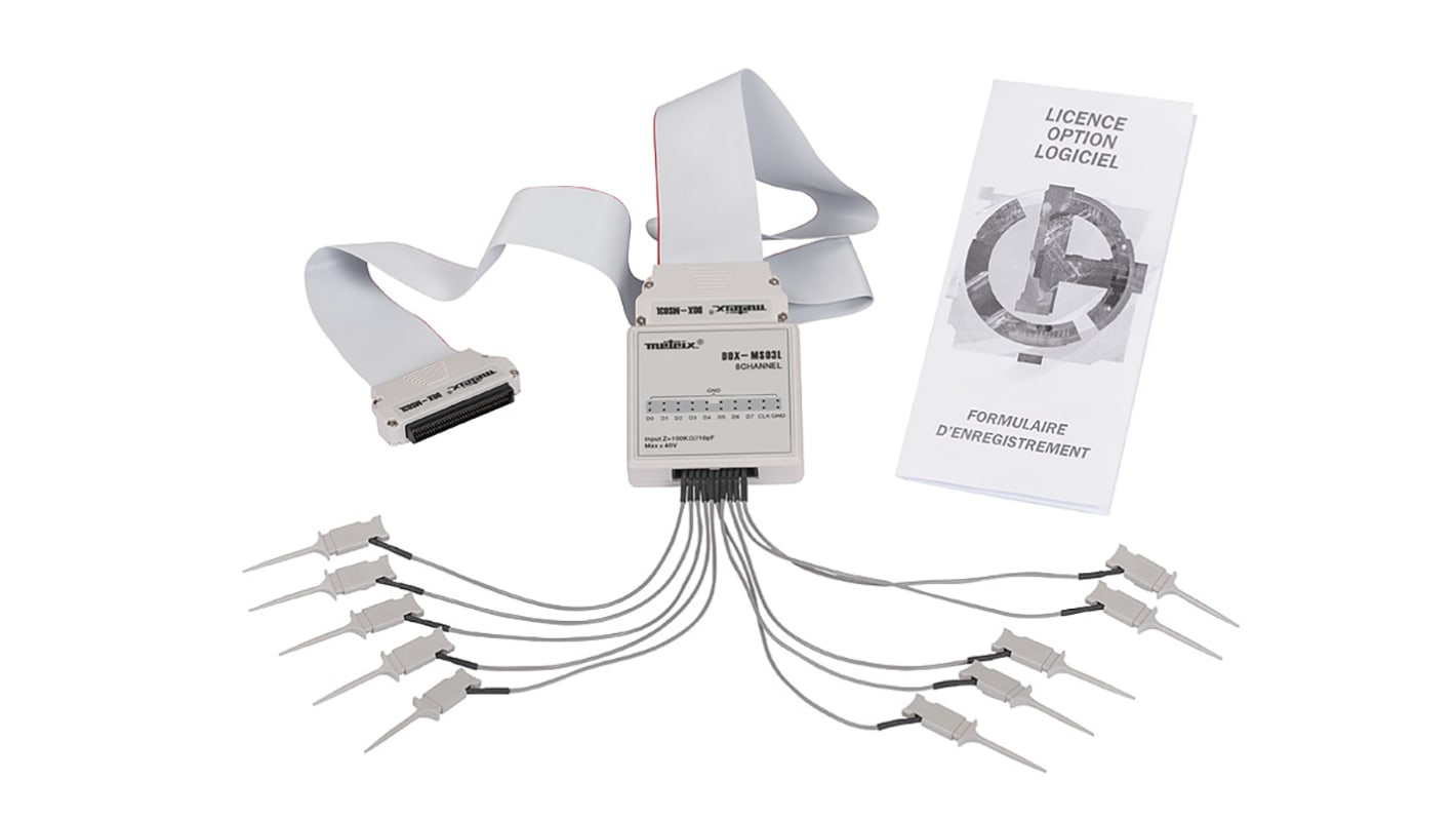 Metrix DOX3000 Series DOX-MSO3LA Oscilloscope Probe, Logic Type, 20MHz