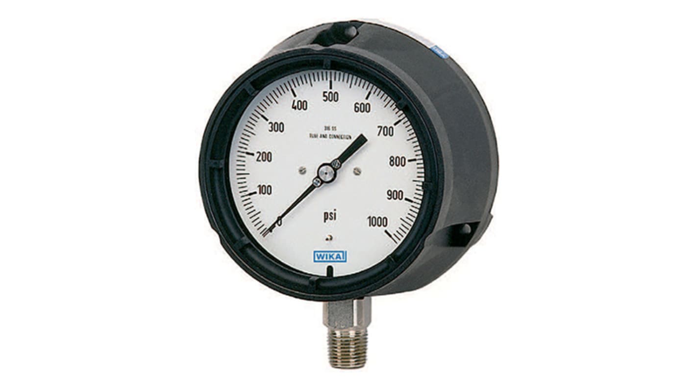 WIKA Pressure Gauge 5000psi, 9834931, UKAS