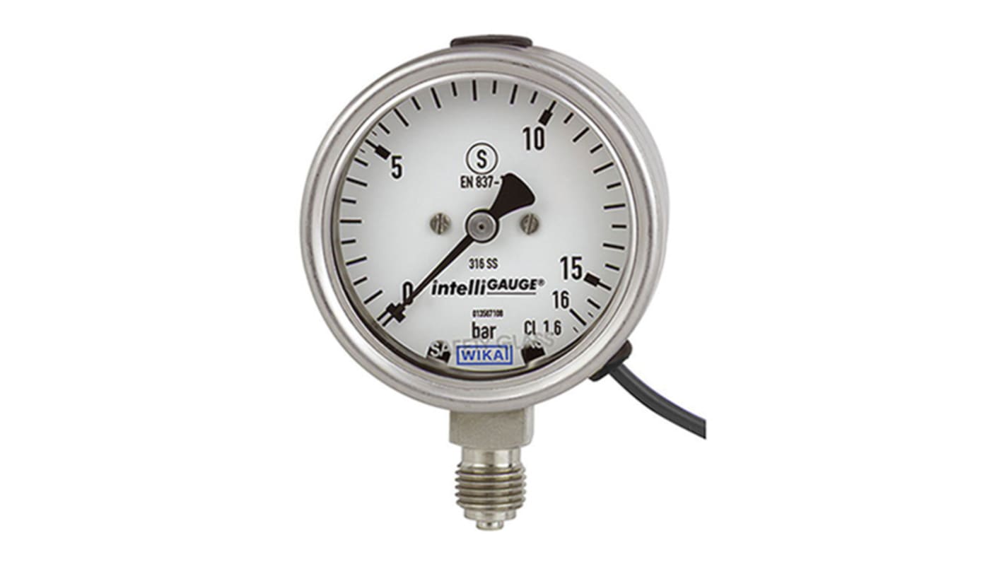 WIKA Pressure Gauge 0mbar 63mm Outside Diameter