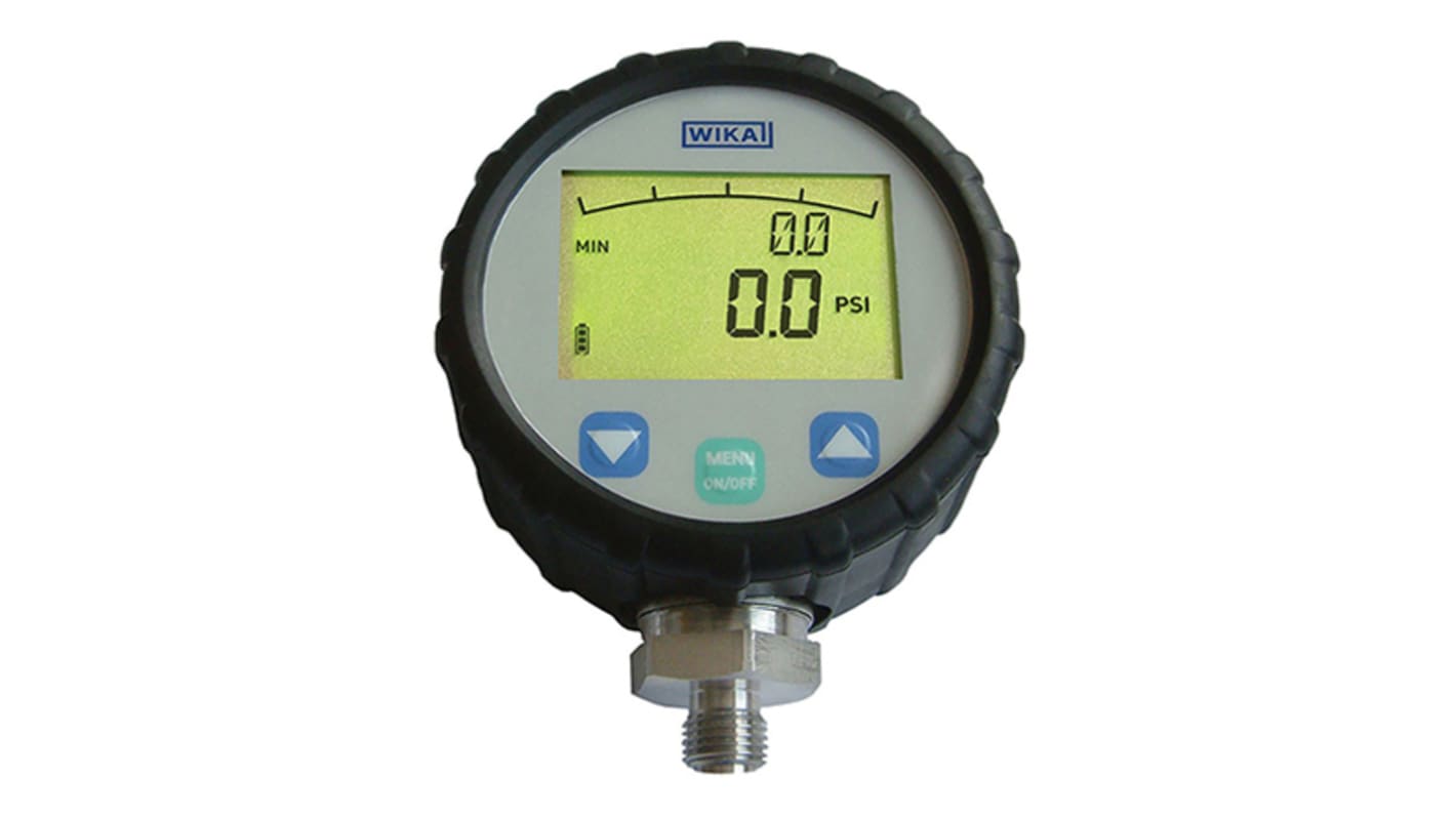 WIKA G 1/4 Digital Pressure Gauge 3000psi 80mm Outside Diameter