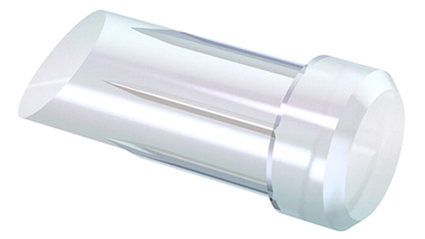 1282.8000 MENTOR, Panel Mount LED Light Pipe, Clear Flat Lens
