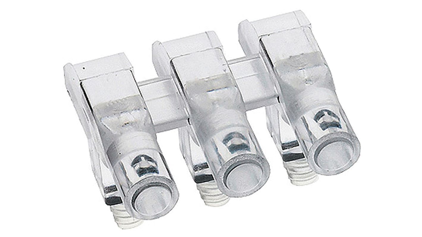 Światłowód do LED, sztywny, kątowy, dł. 14.4mm, 3-drożny, , MENTOR