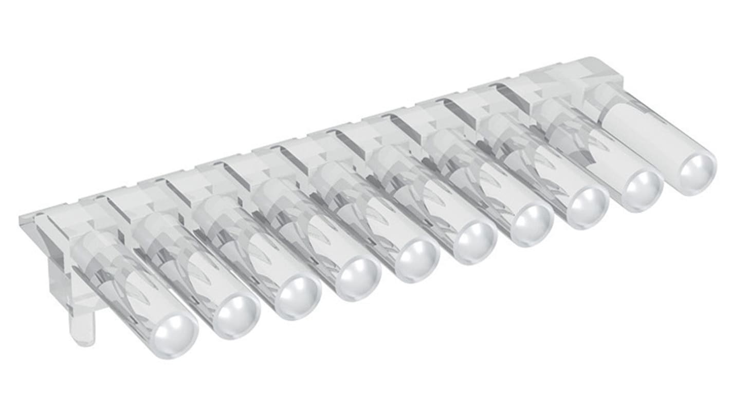 Światłowód do LED, sztywny, kątowy, dł. 11.55mm, 10-drożny, , MENTOR