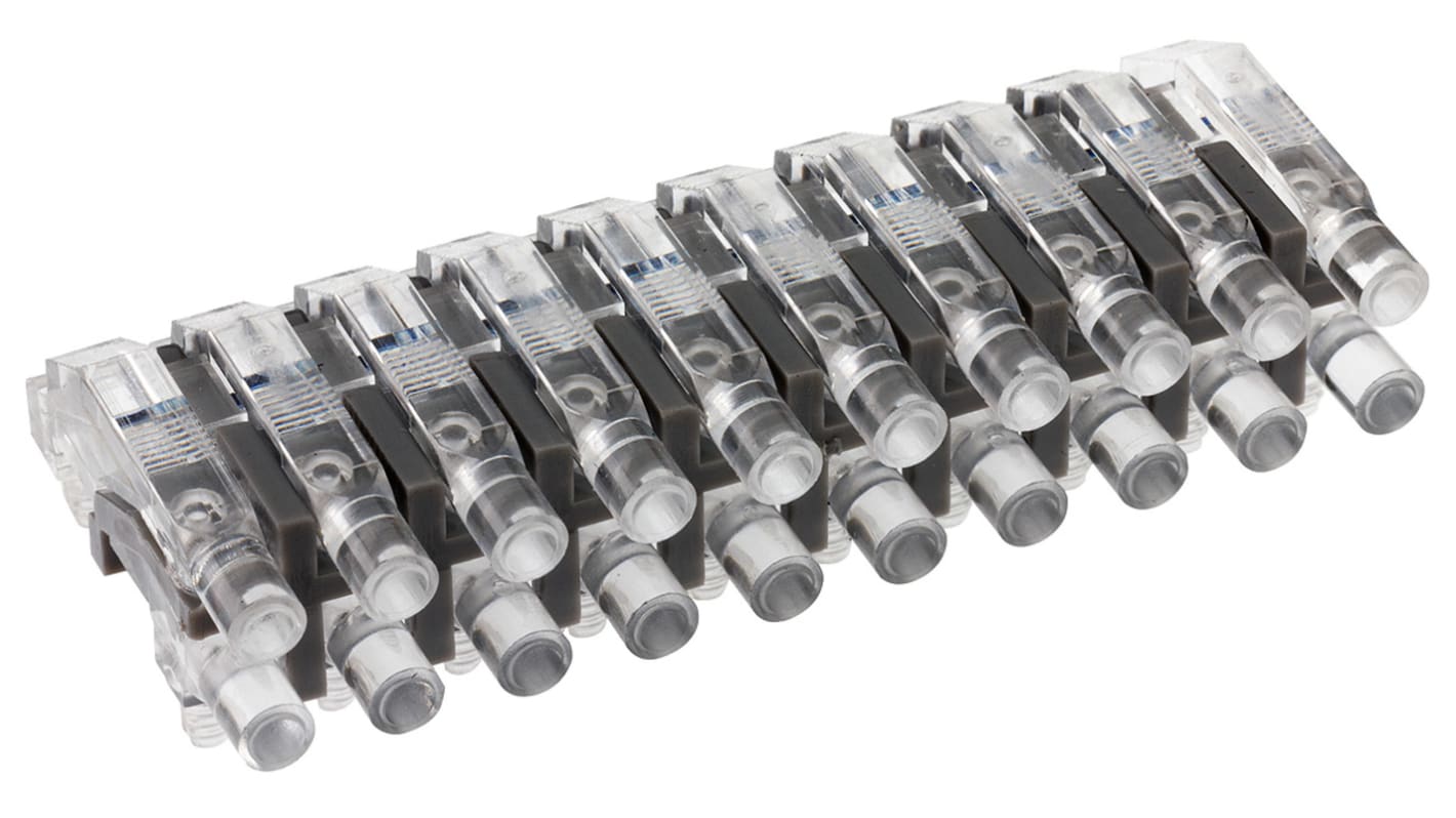 Światłowód do LED, sztywny, kątowy, dł. 21.6mm, 2-rzędowy, 20-drożny, , MENTOR