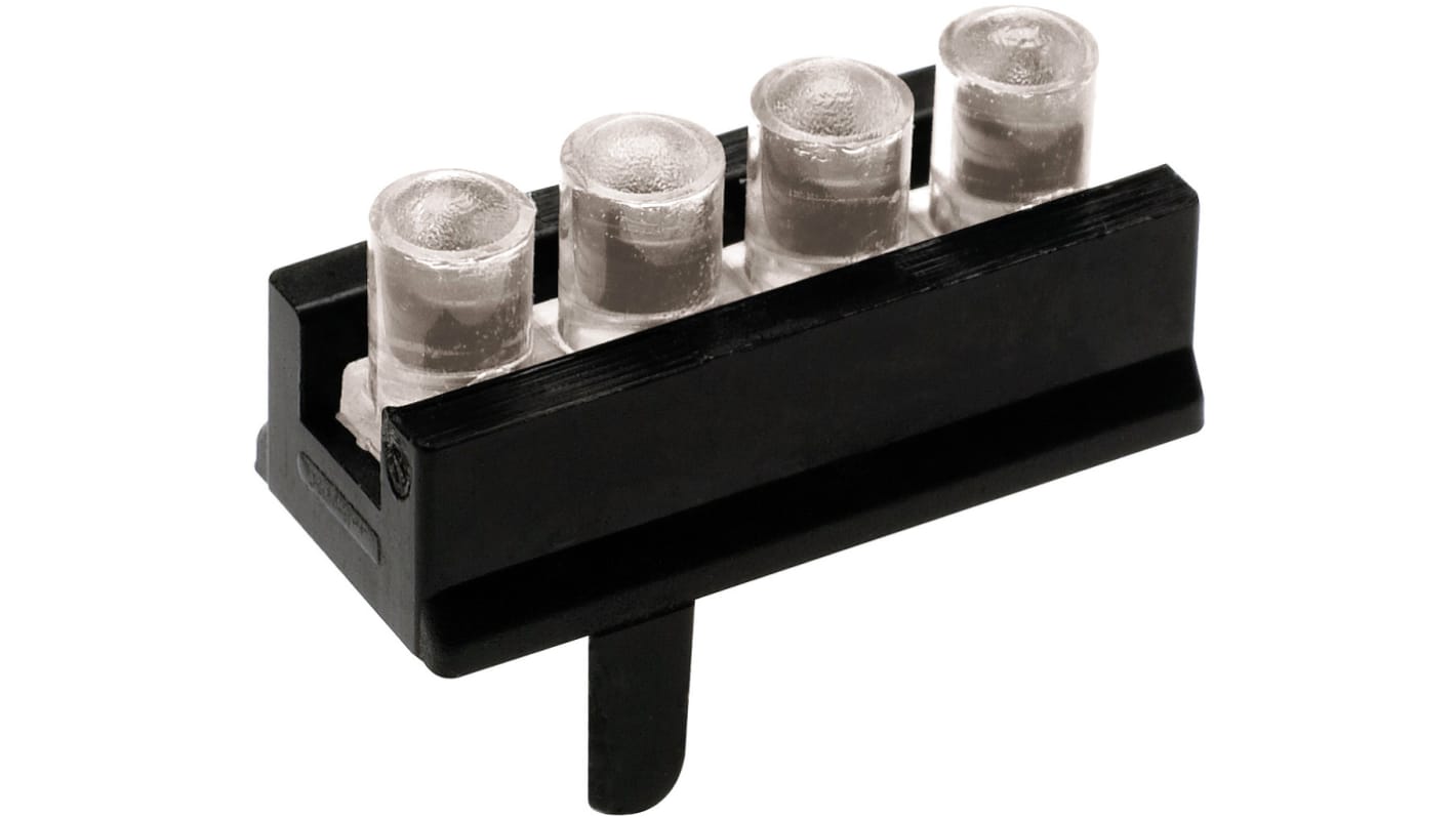Światłowód do LED, sztywny, prosty, dł. 5mm, 4-drożny, , MENTOR
