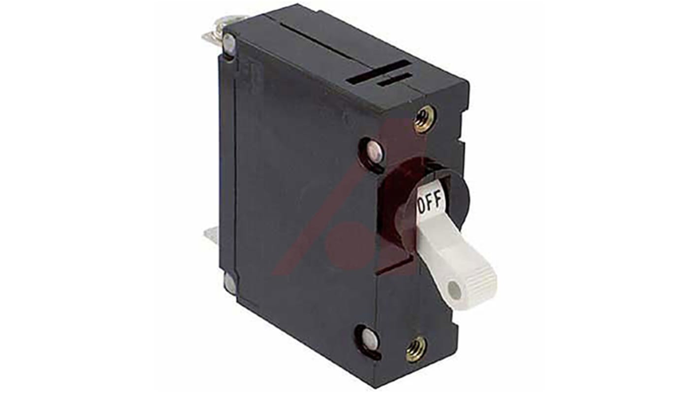 Carling Technologies Thermal Magnetic Circuit Breaker - A Single Pole Panel Mount, 10A Current Rating
