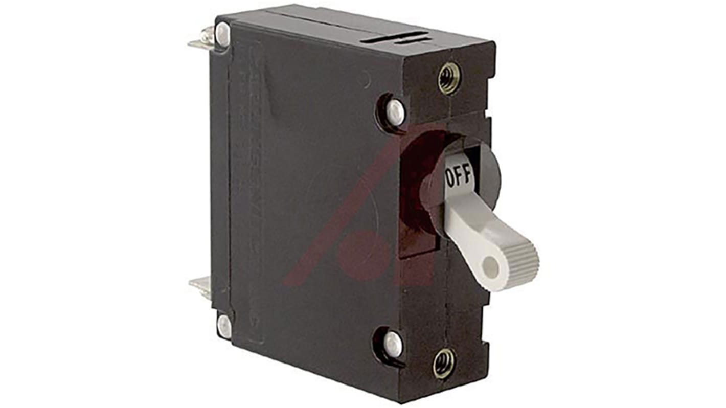 Carling Technologies Thermal Magnetic Circuit Breaker - A Single Pole Panel Mount, 20A Current Rating