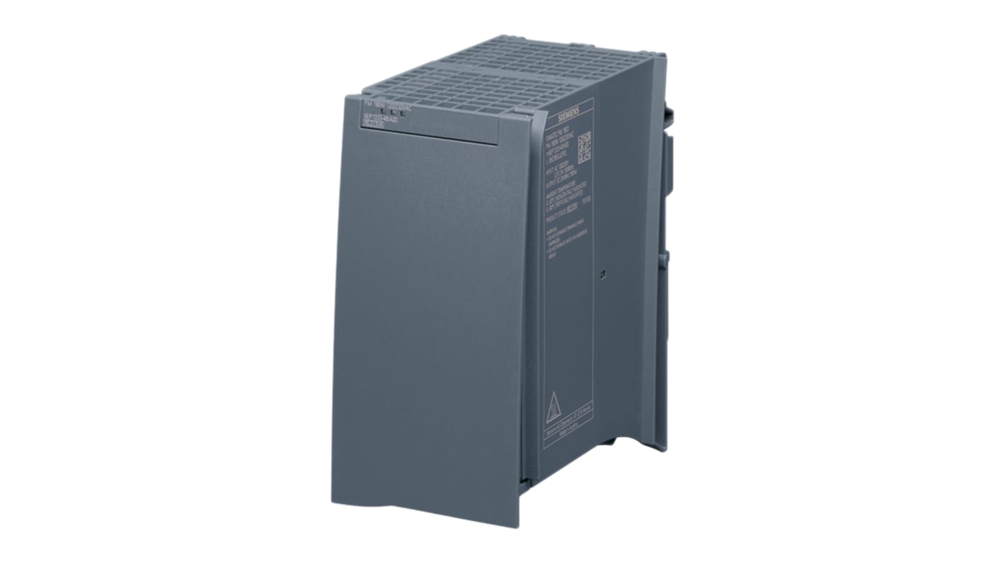 Siemens SIMATIC PM-1507 Switched Mode DIN Rail Power Supply, 85 → 132V ac ac Input, 24V dc dc Output, 8A Output,