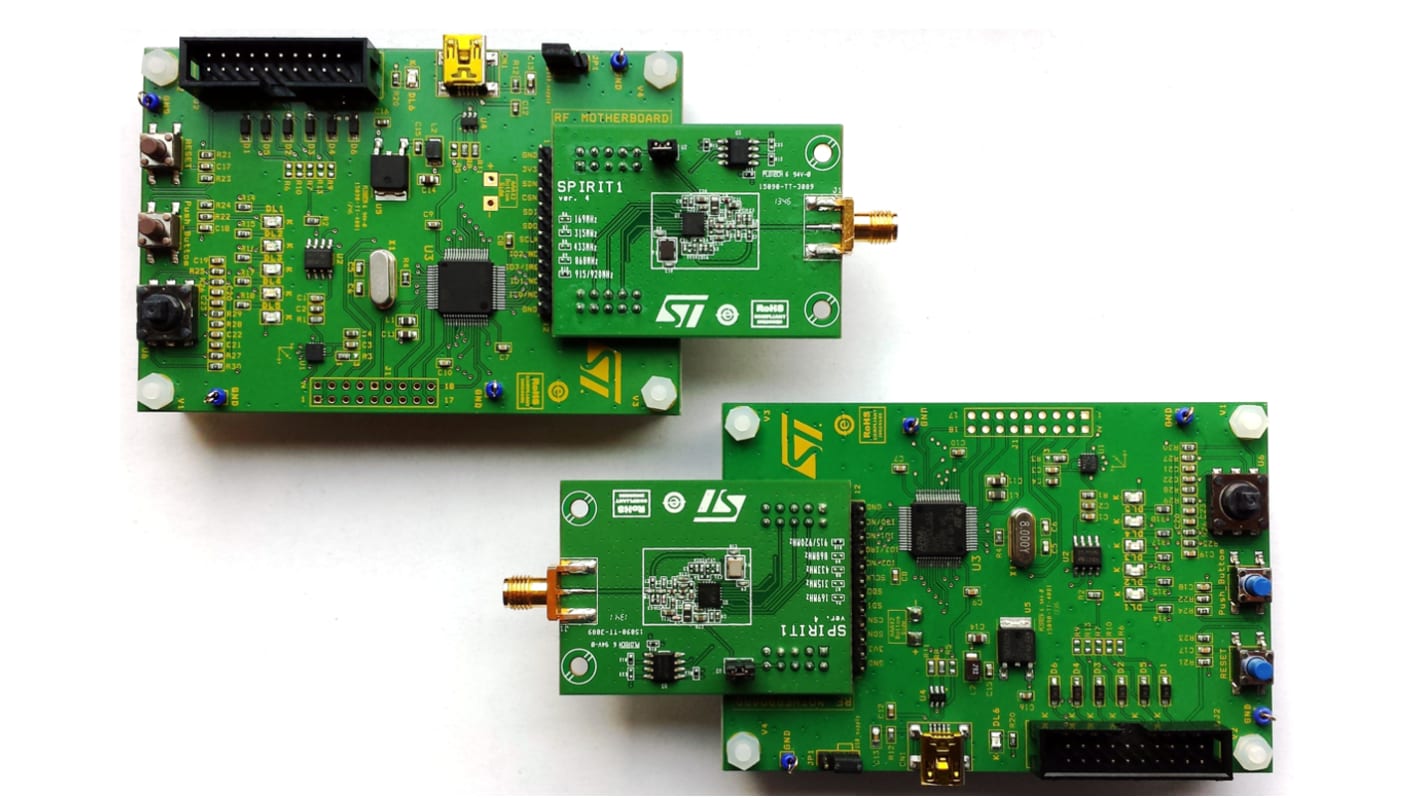 STMicroelectronics SPIRIT1, STM32L RF Transceiver Development Kit 868MHz STEVAL-IKR002V4 SPIRIT1