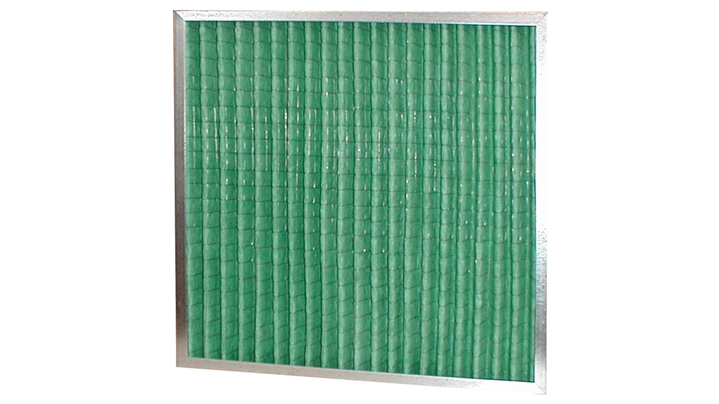 Camfil AeroPleat Metal Series Cotton, Synthetic Fibre Pleated Panel Filter, G4 Grade, 592 x 592 x 50mm
