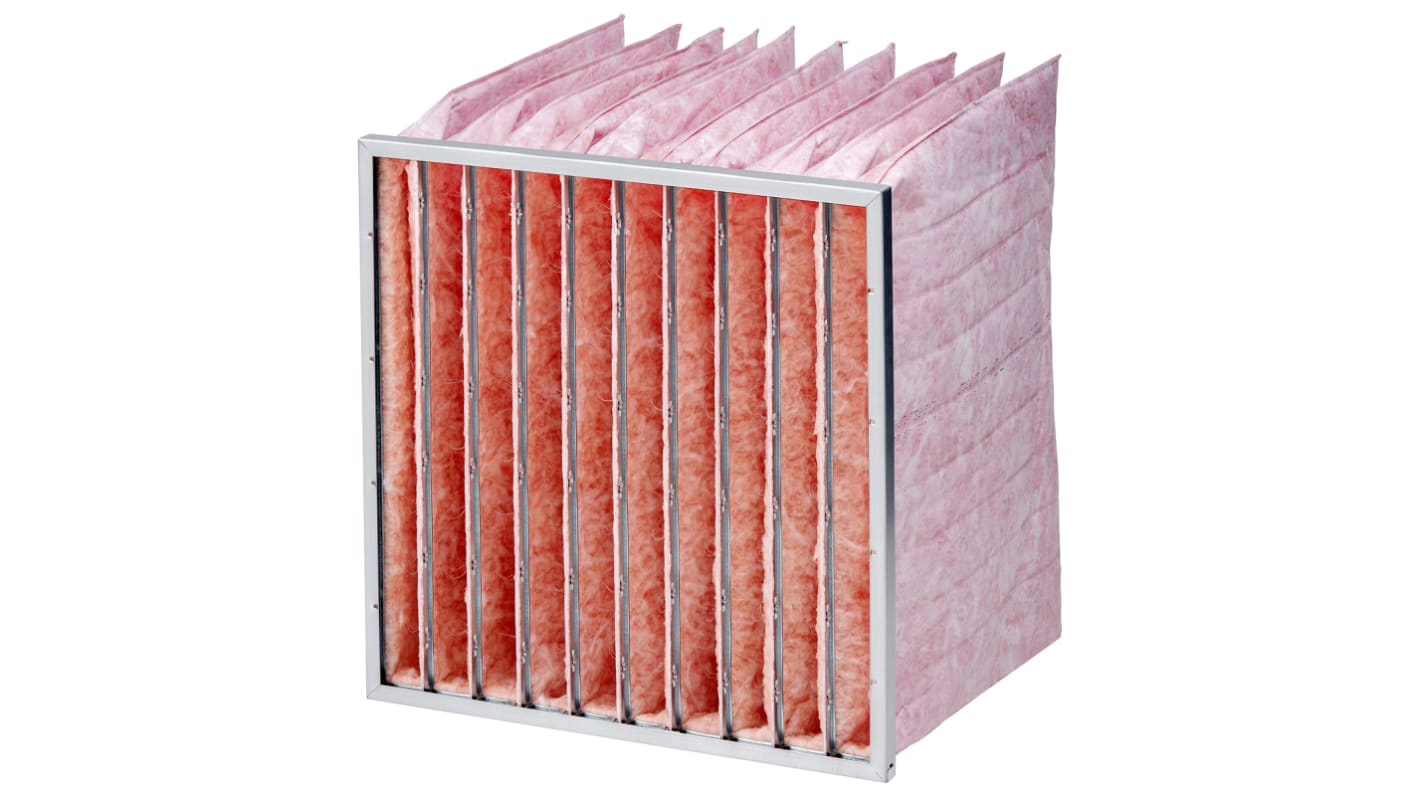 Camfil HI-FLO Series Glass Fibre Bag Filter, M6 Grade, 592 x 592 x 520mm
