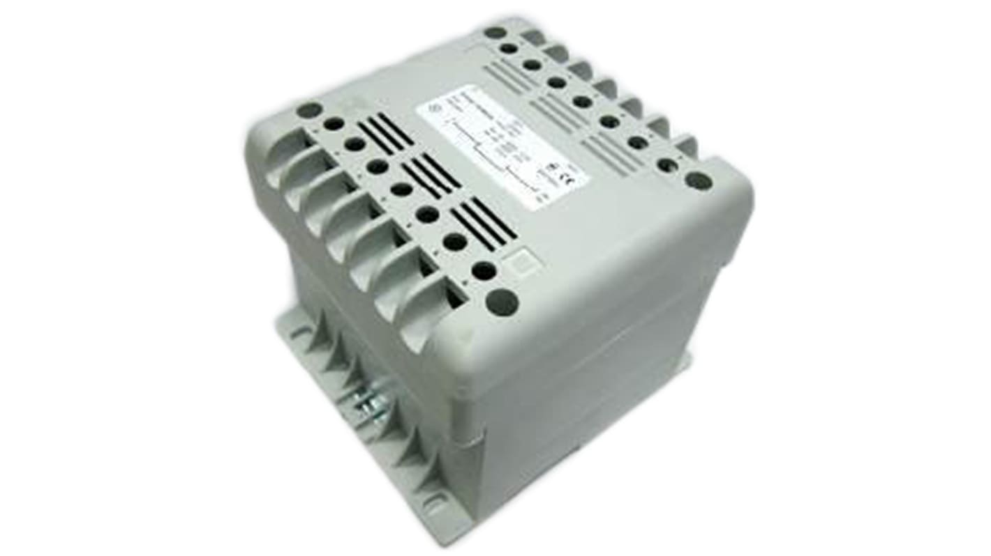 RS PRO 400VA DIN Rail Transformer, IEC 61558-2-6, 230V ac Primary, 24V ac Secondary