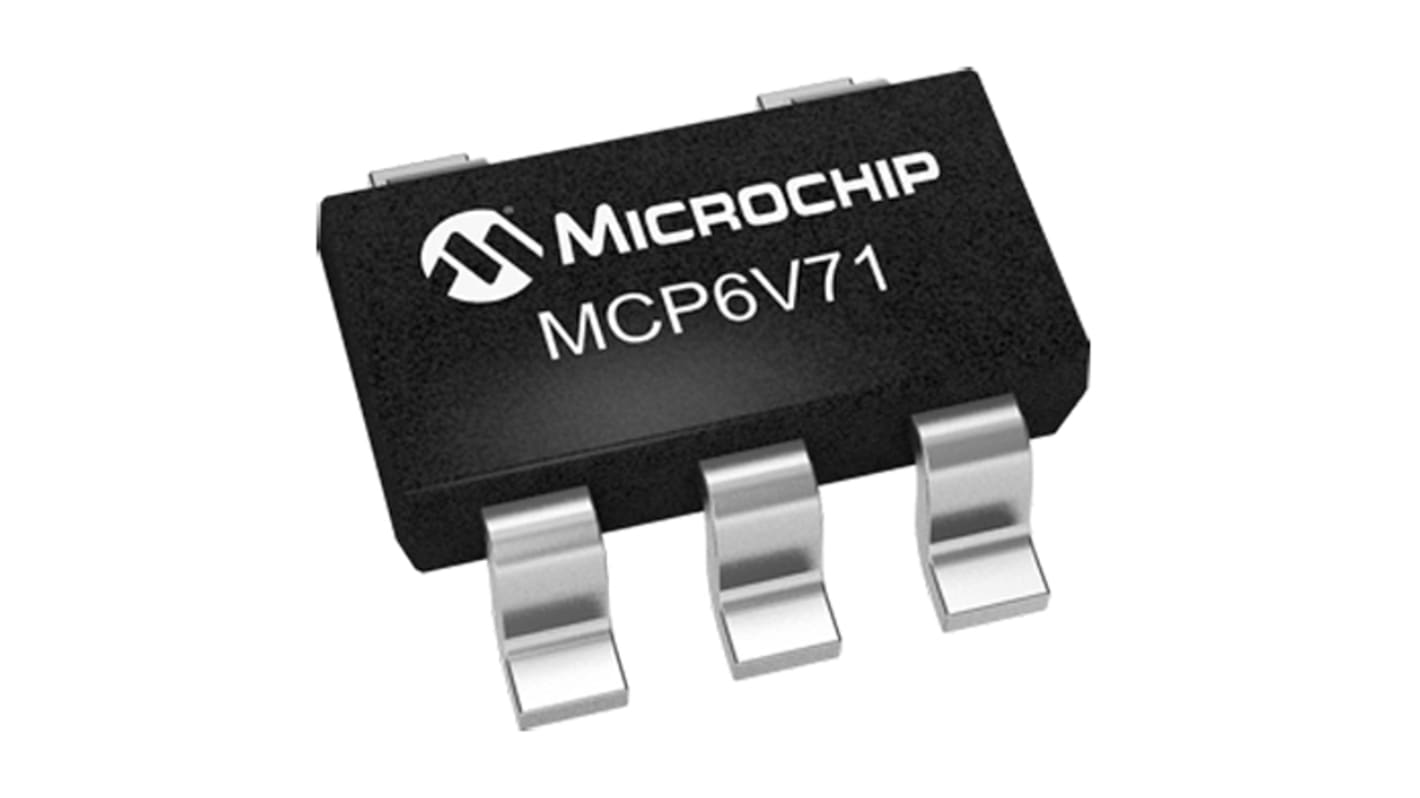 Amplificador operacional MCP6V71T-E/OT Precision, Zero Drift, 2 → 5,5 V 2MHZ SOT-23, 5 pines 10 Hz, Entrada /