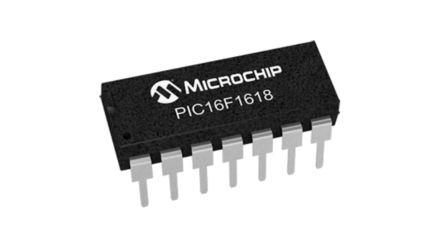 Microchip マイコン, PIC, 32MHz, 7 KB, フラッシュ, 20-Pin PDIP