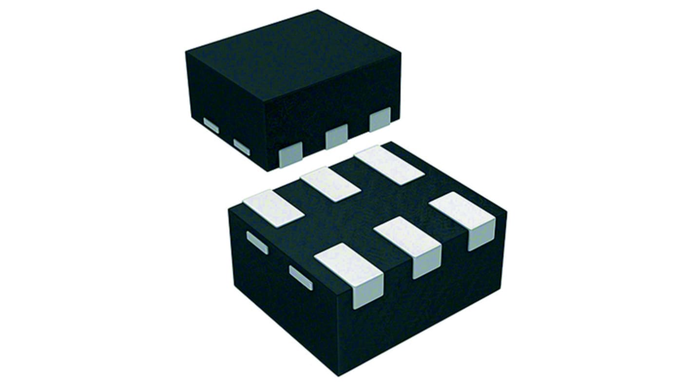 STMicroelectronics, ECMF02, Signal Filter, 200mA, μQFN, SMD, Flat Contact, 1.8 x 1.6 x 0.5mm