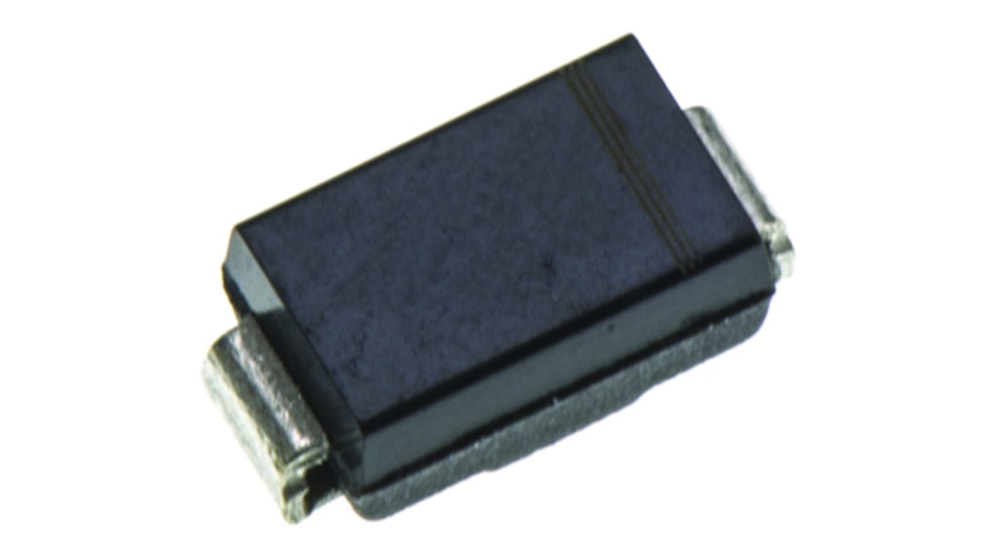 Diodo TVS STMicroelectronics, Unidirezionale, , SMD, bloccaggio 27.7V, breakdown 16.7V, DO-214AC (SMA)