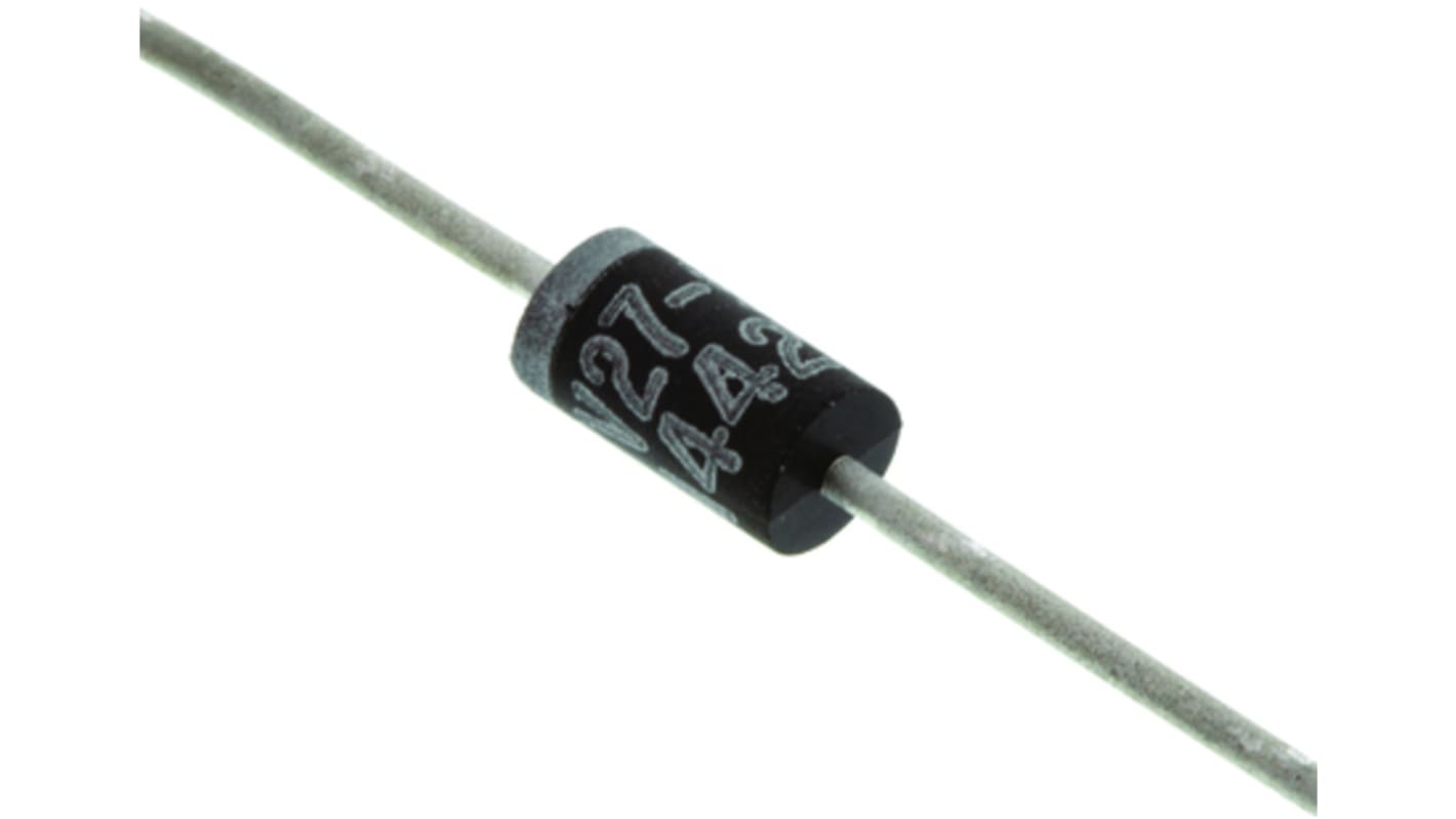 STMicroelectronics 直插肖特基二极管, 2A, 60V, DO-41, 2针, 单路