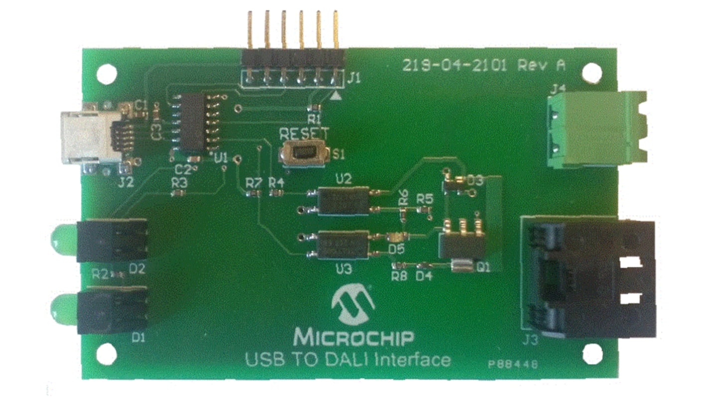 Microchip USB to DALI Lighting Control Development Kit DM160215