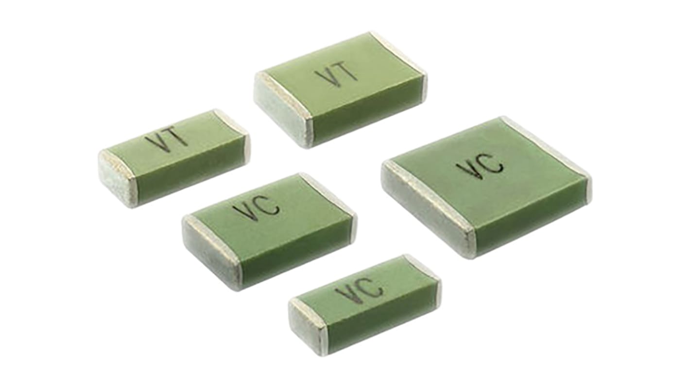 Vishay 10pF Multilayer Ceramic Capacitor MLCC, 250V ac V, ±5% , SMD