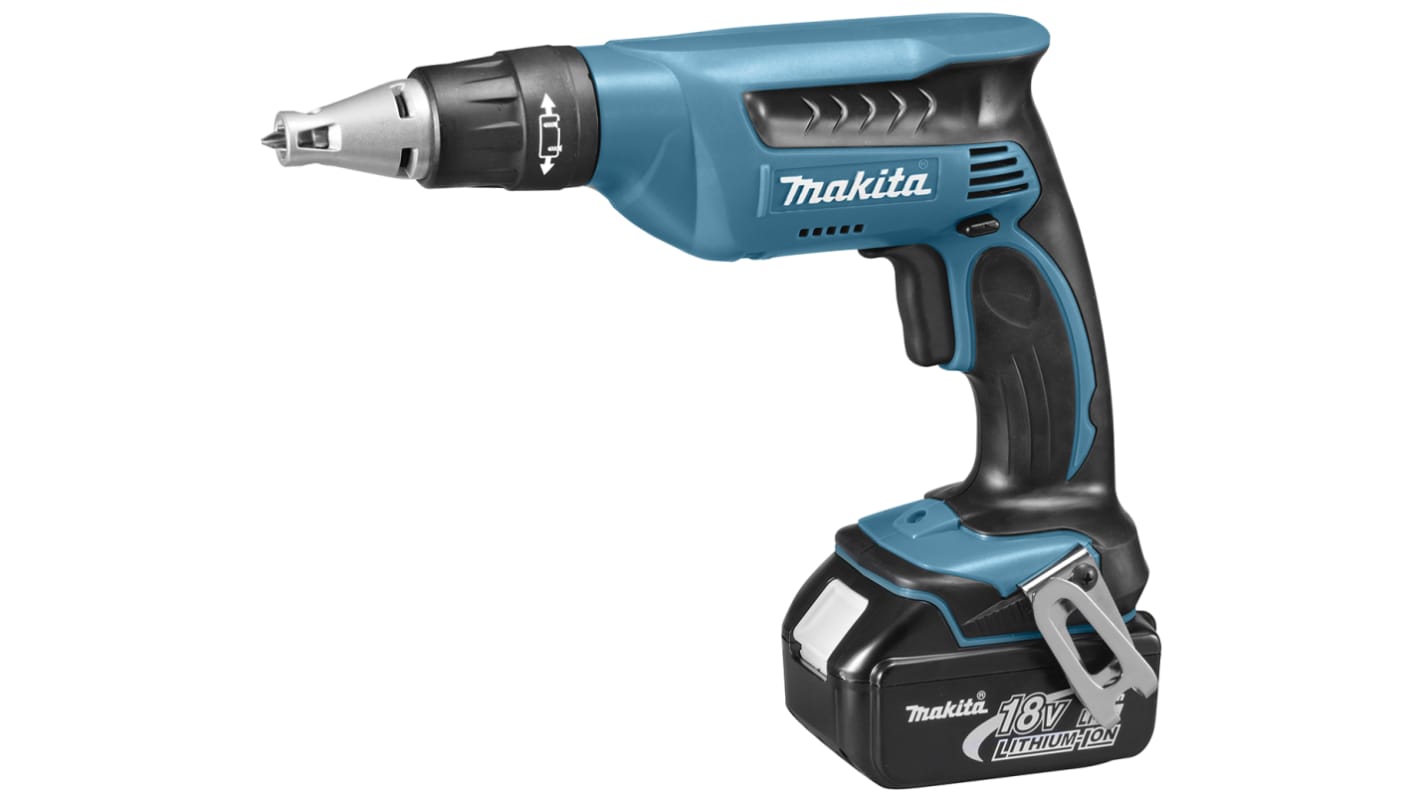 Makita DFS452RTJ 18V Electric Screwdriver, Euro Plug