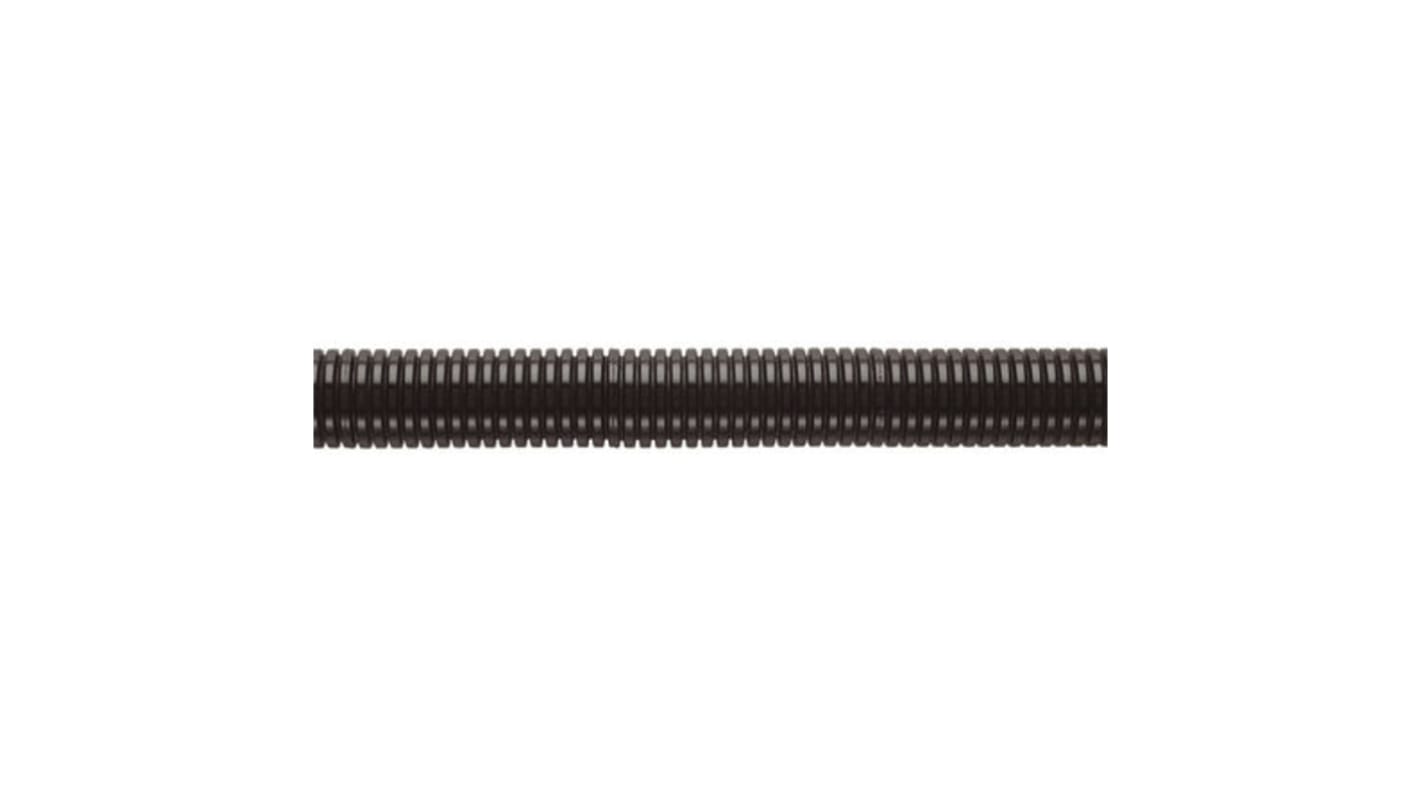 Flexicon Flexible Conduit, 21mm Nominal Diameter, Plastic, Black