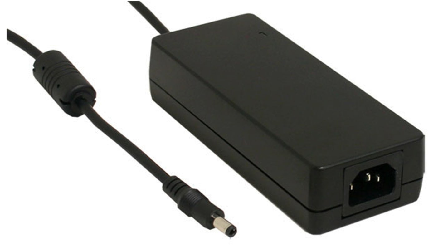 MEAN WELL 90W Power Brick AC/DC Adapter 15V dc Output, 6A Output