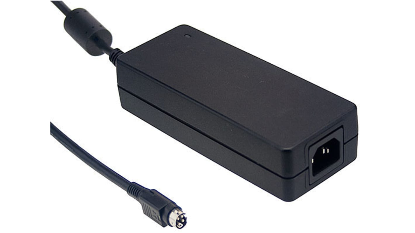 MEAN WELL 102W Power Brick AC/DC Adapter 12V dc Output, 8.5A Output